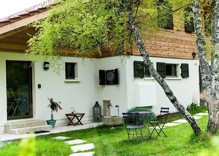 Les Bouvreuils, Vue Alpes & Leman, Jardin Prive Lejlighed